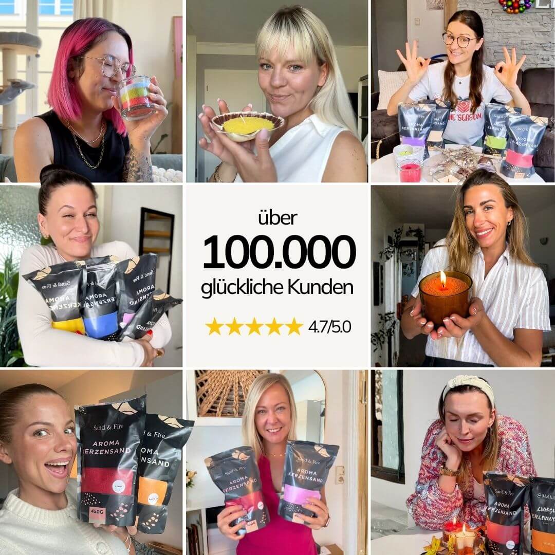 Kerzensand ohne Duft - Weiß 450g